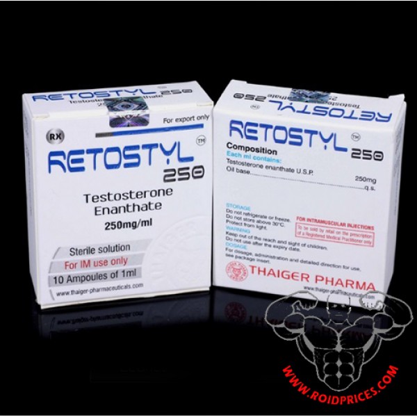 Order Thaiger Pharma Retostyl 250 Mg 10 Ampere Test E For 65 00